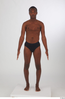 Kavan black briefs standing underwear whole body 0034.jpg